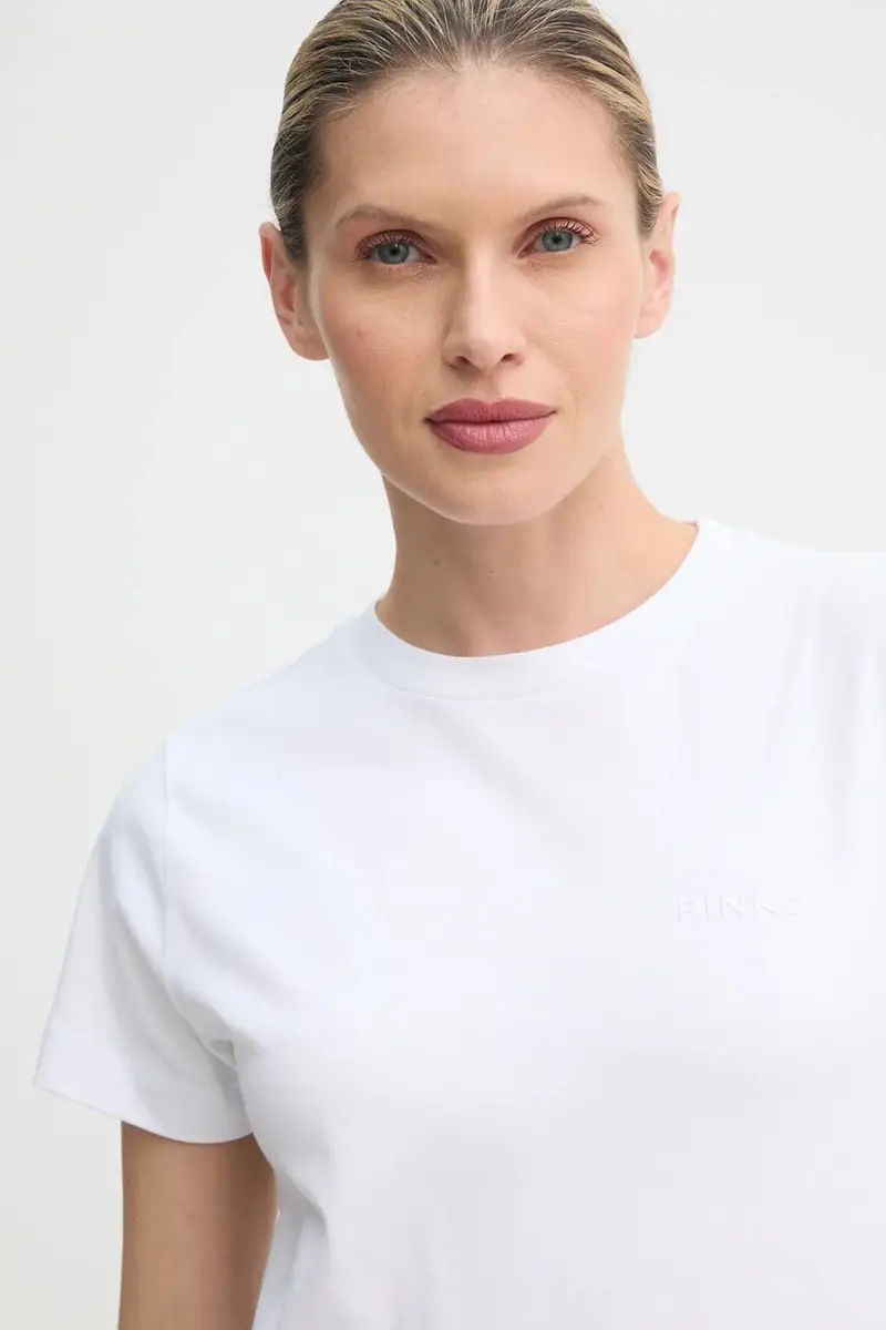 Pinko T-shirt Donna Bianco 3242873 miniatura 4