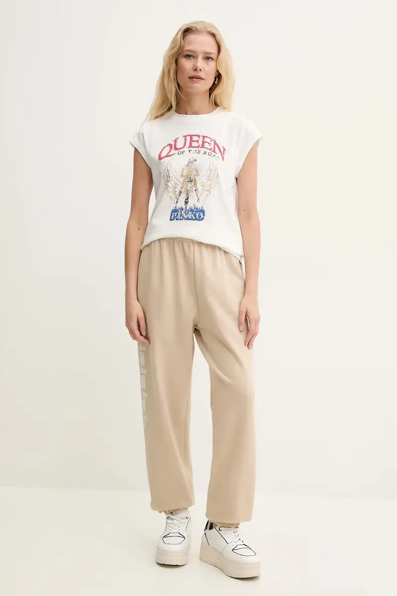 Pinko T-shirt Donna Bianco 3124461 miniatura 2