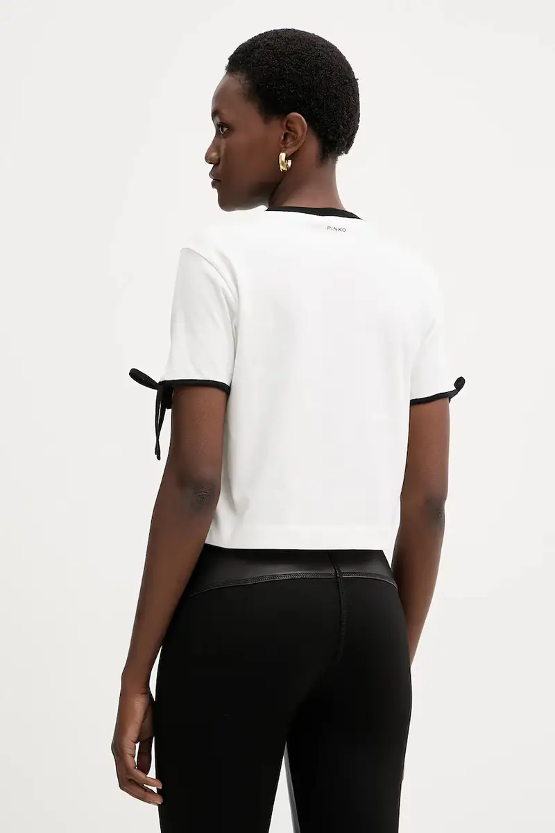 Pinko T-shirt Donna Bianco 3889570 miniatura 3