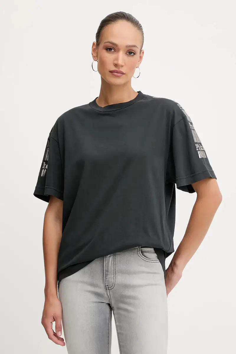 Pinko T-shirt Donna Grigio 3889743
