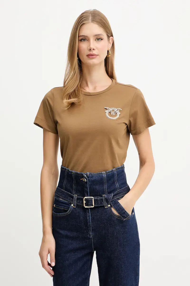 Pinko T-shirt Donna Marrone 3889852