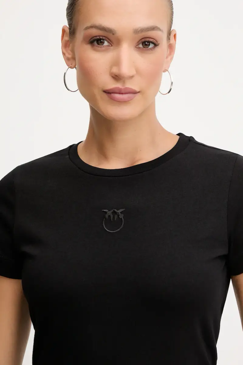 Pinko T-shirt Donna Nero 3881179 miniatura 4