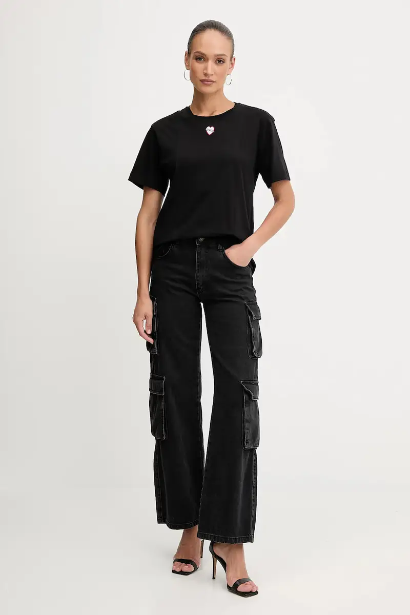 Pinko T-shirt Donna Nero 3881180 miniatura 2