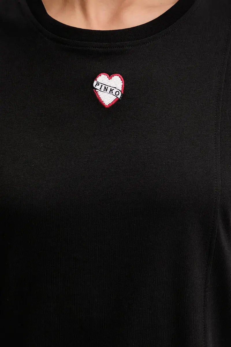 Pinko T-shirt Donna Nero 3881180 miniatura 5