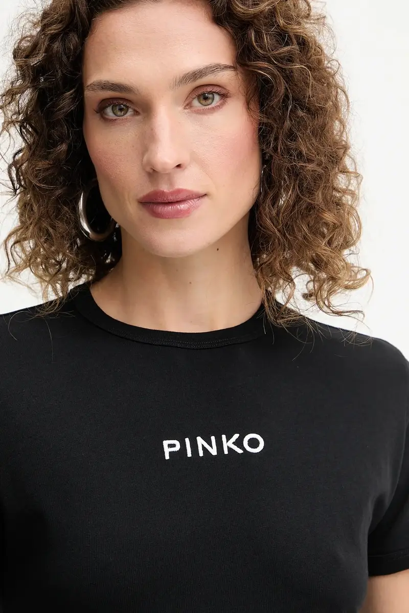 Pinko T-shirt Donna Nero 3881177 miniatura 4