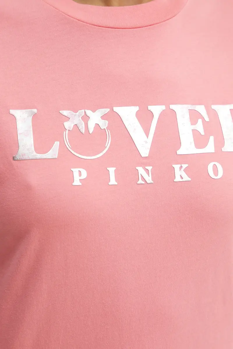 Pinko T-shirt Donna Rosa 3338830 miniatura 5