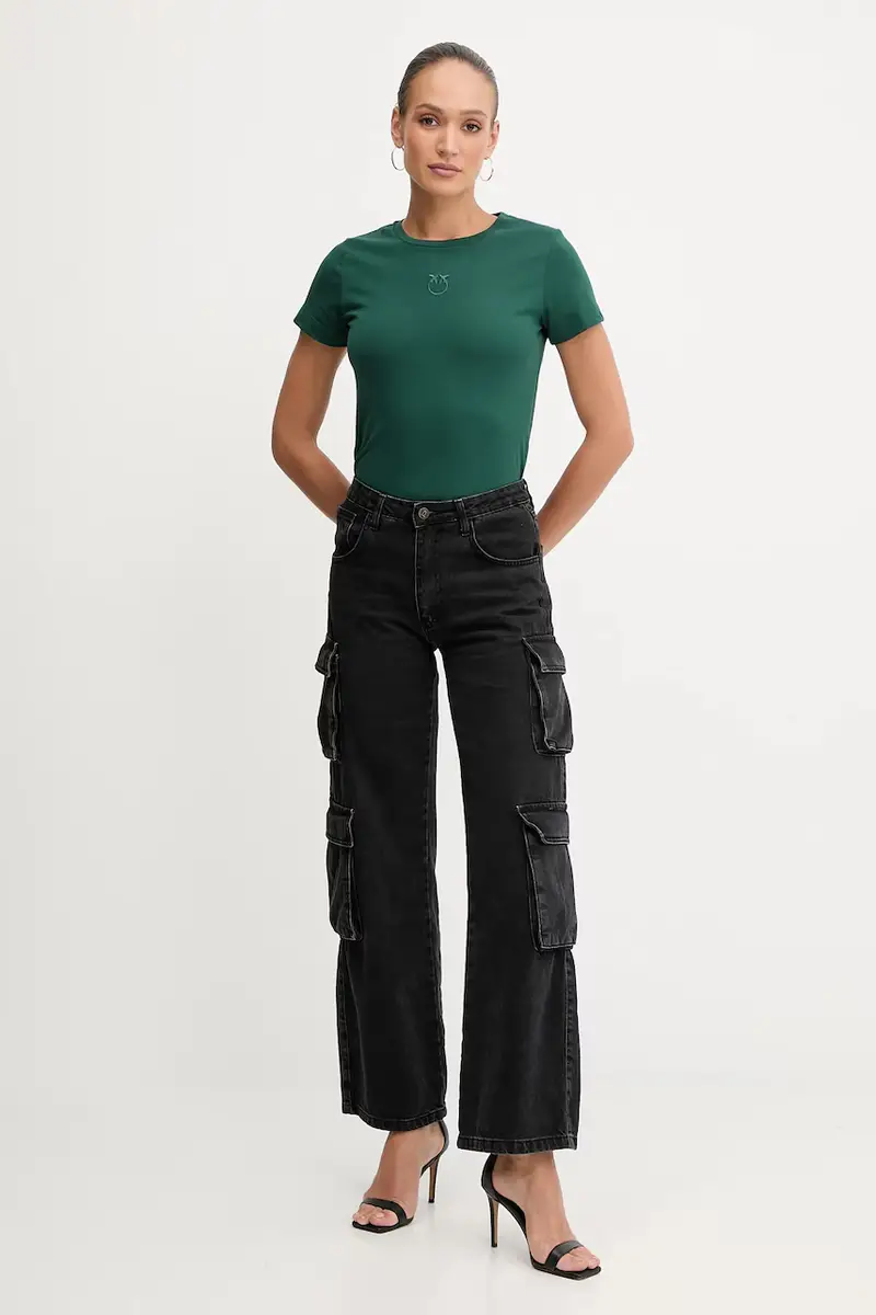 Pinko T-shirt Donna Verde 3890506 miniatura 2