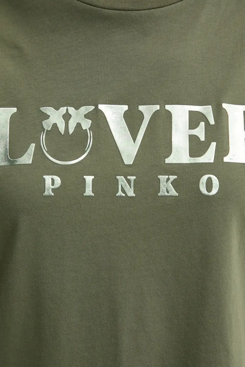 Pinko T-shirt Donna Verde 3349667 miniatura 5