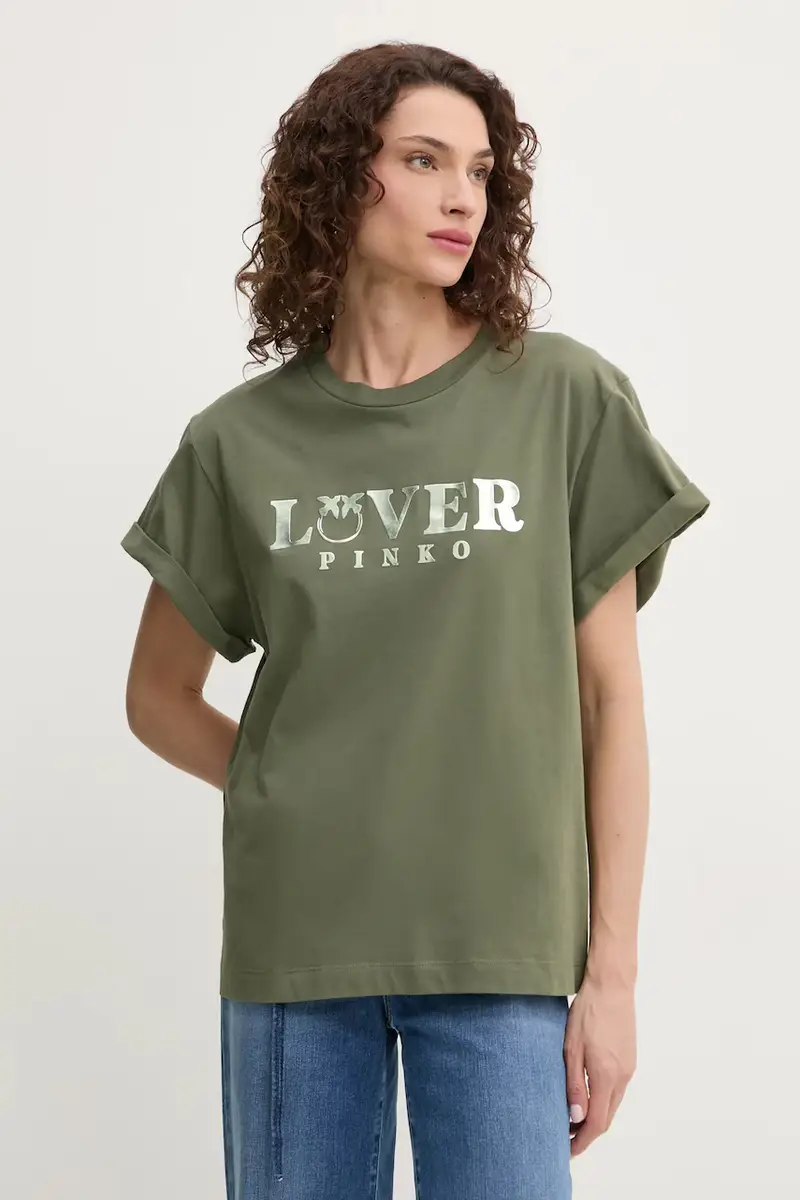 Pinko T-shirt Donna Verde 3349667
