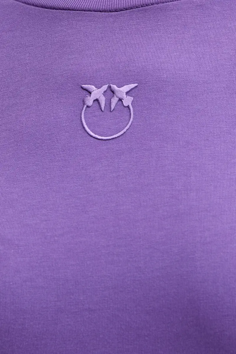Pinko T-shirt Donna Viola 3881335 miniatura 5
