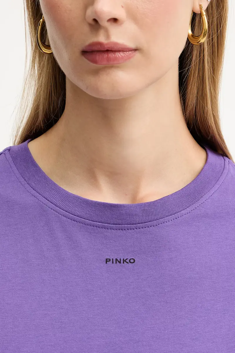 Pinko T-shirt Donna Viola 3890604 miniatura 5