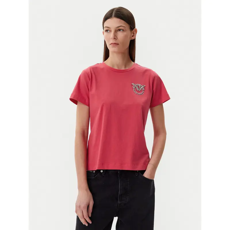 Pinko T-shirt Rosso 3222453