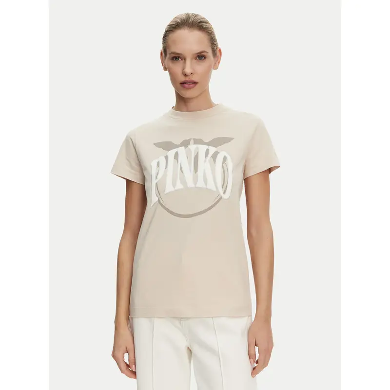 Pinko T-shirt Beige 3222444