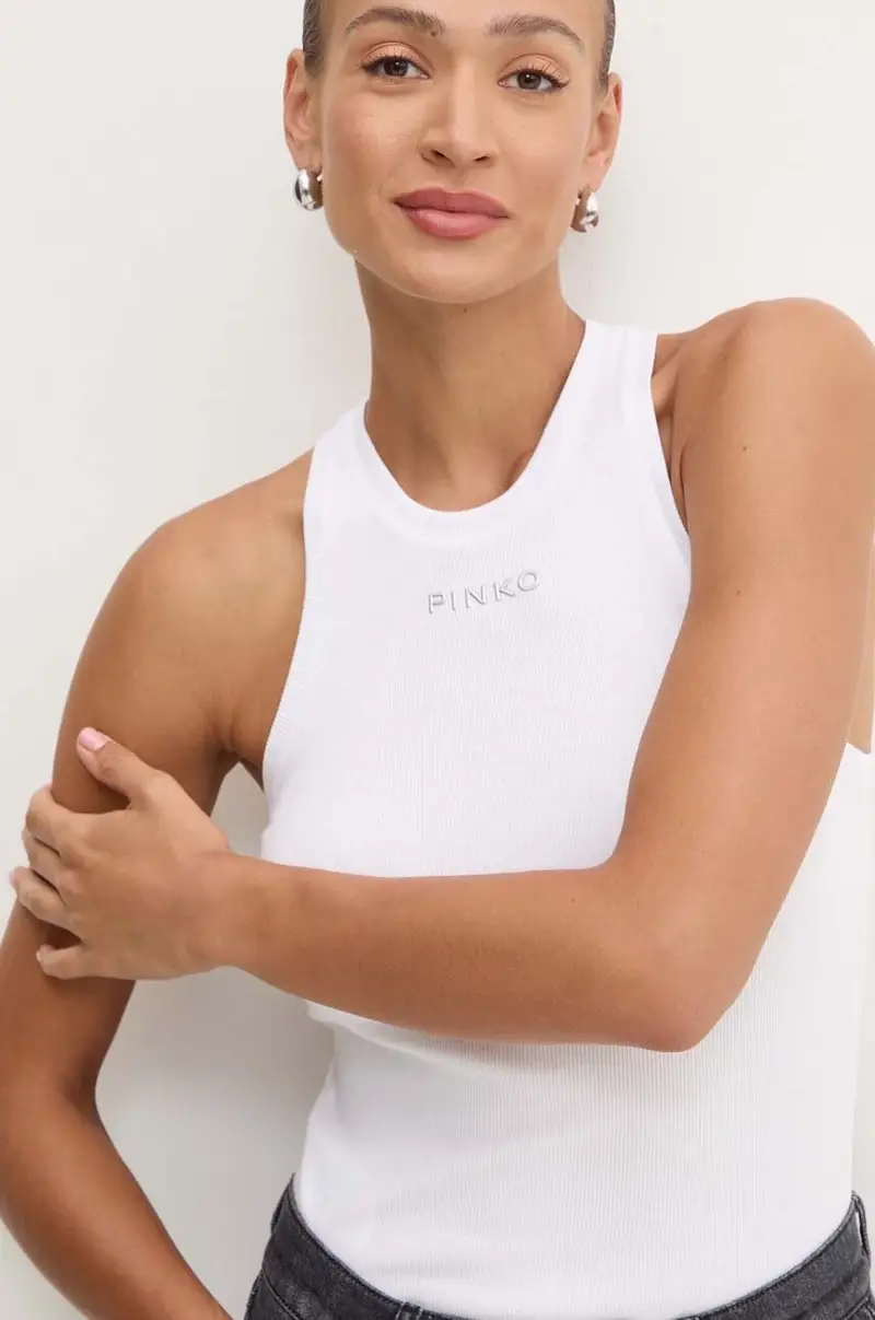 Pinko Top Donna Bianco 3124117 miniatura 4