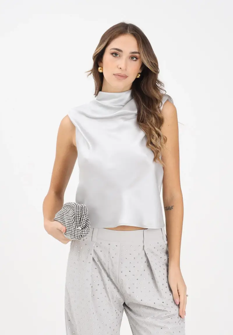 Pinko Top Donna Grigio 3243065 miniatura 2