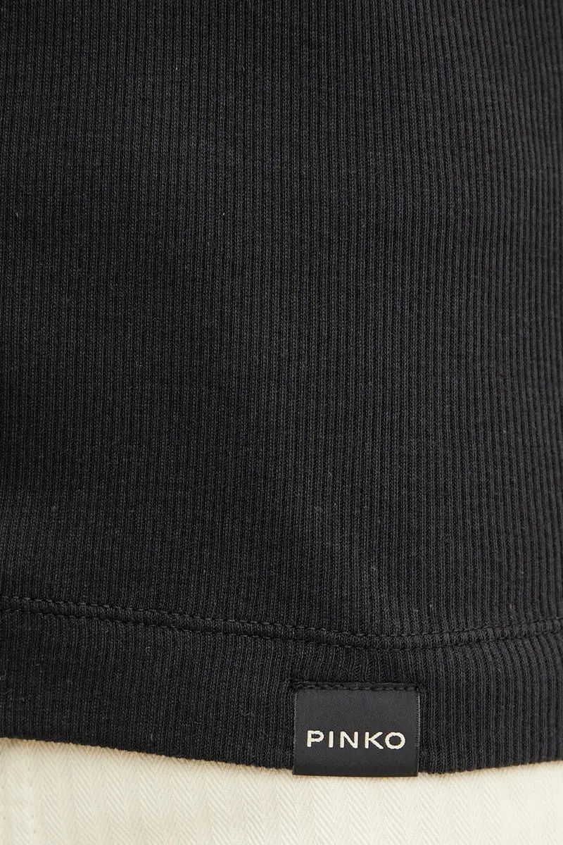 top in cotone colore nero 105001 A2IA miniatura 5