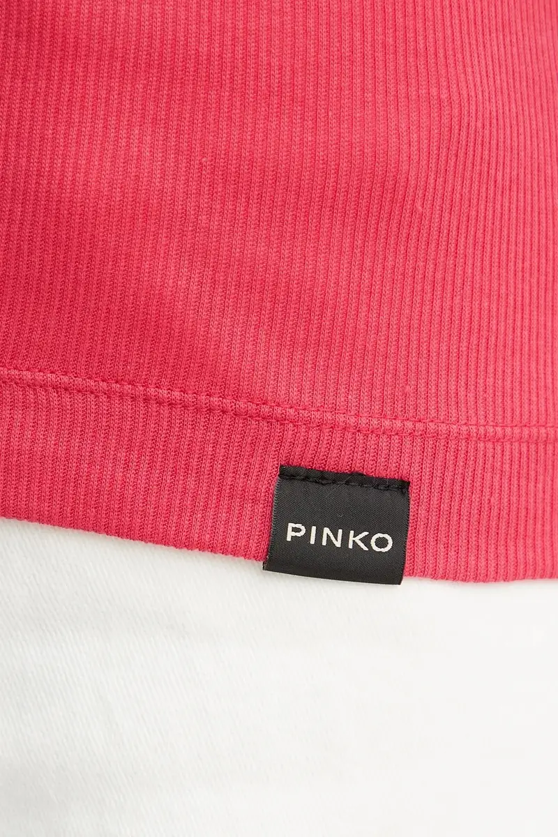 top in cotone colore rosa 105001 A2IA miniatura 5