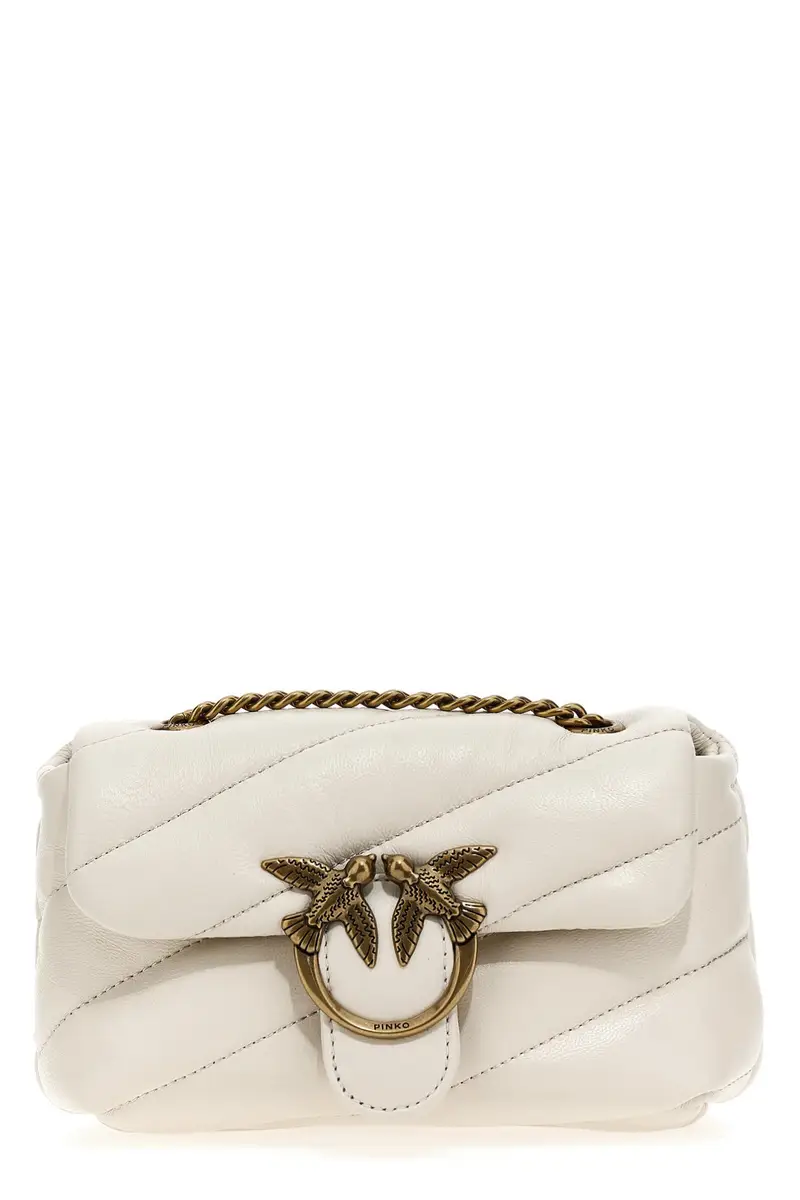 Tracolla 'Baby Love Bag Puff Maxi Quilt' Bianco