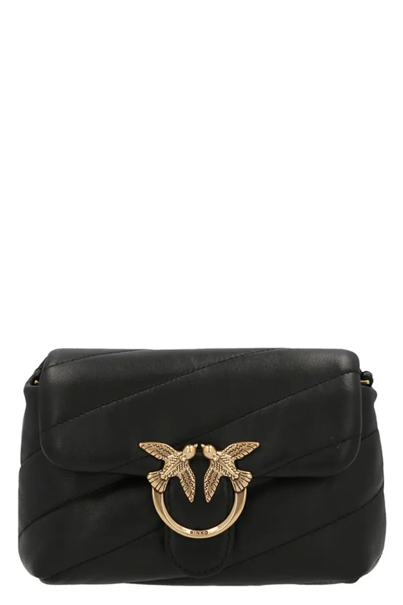 Tracolla 'Baby Love Bag Puff Maxi Quilt' Nero