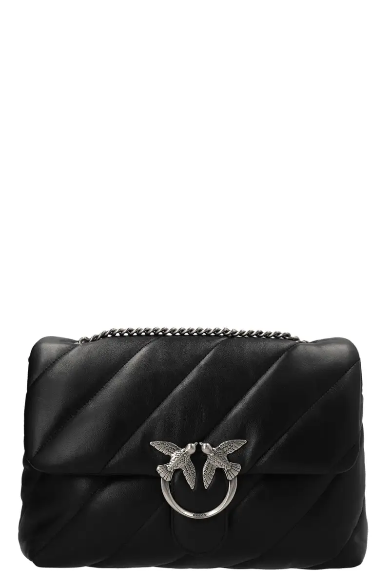 Tracolla 'Classic Love Bag Puff Maxi Quilt' Nero