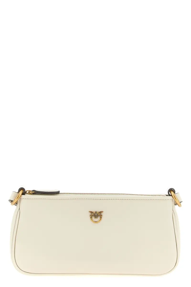 Tracolla 'Half Moon Baguette' Mini Bianco