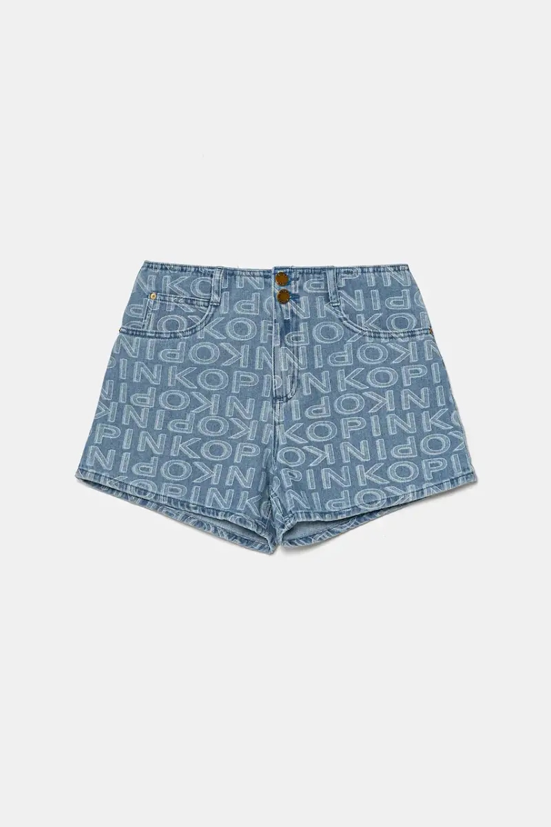 Up shorts in jeans bambino/a colore blu KFBE002.C.DF015