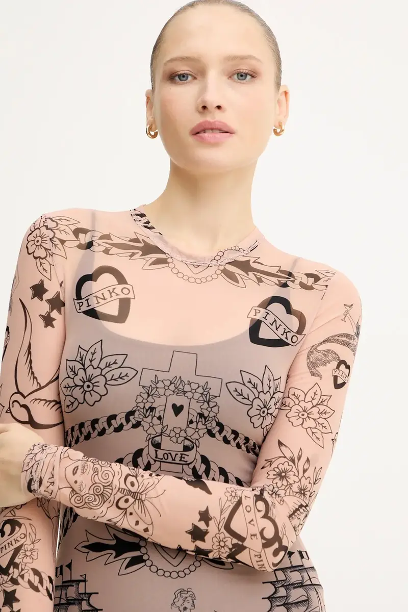 vestito colore beige 105797 A2VM miniatura 4