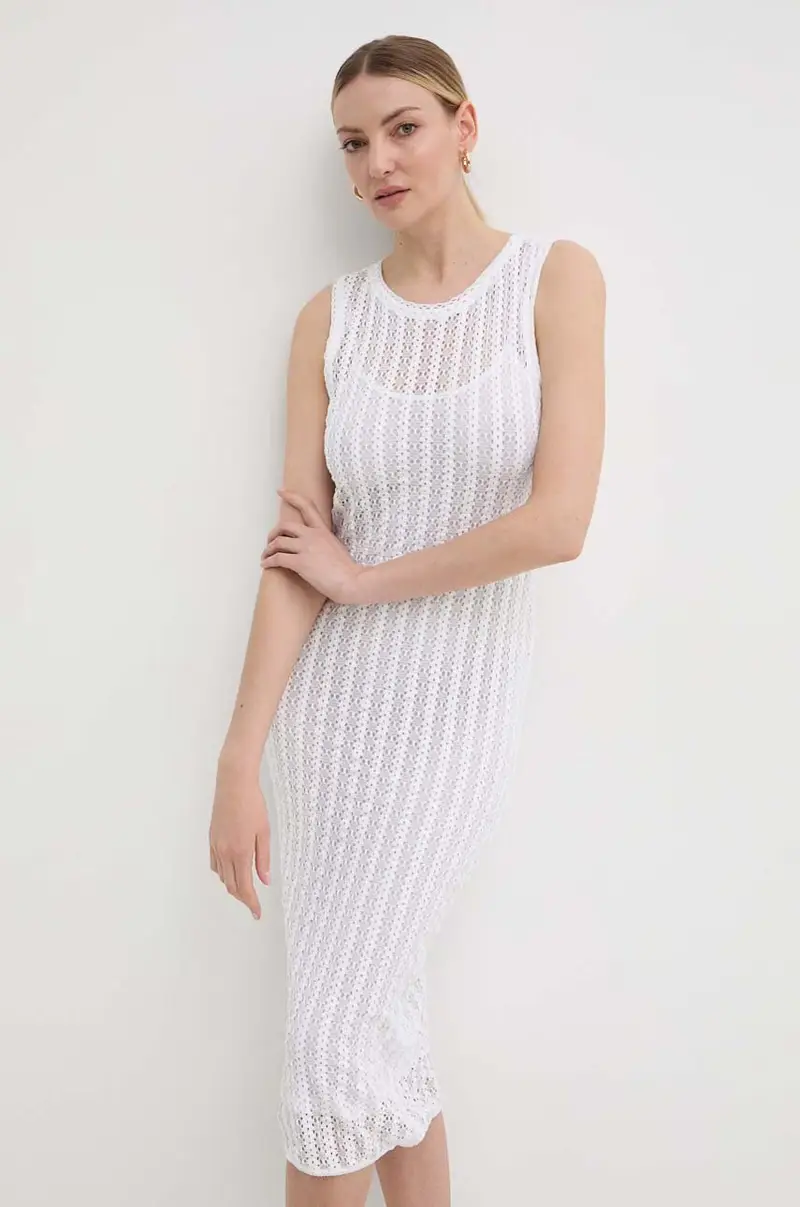 vestito colore bianco 103193 A1PY miniatura 3