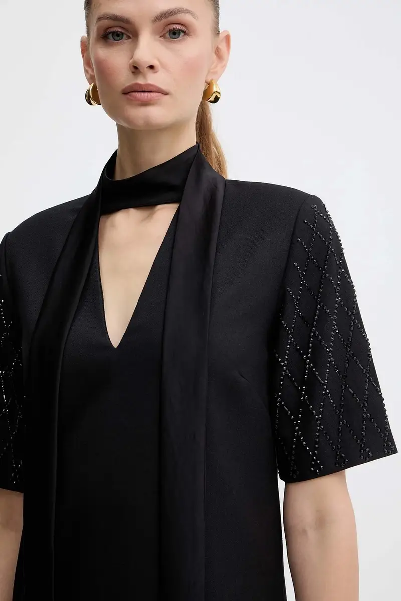 vestito colore nero 105523 A2PO miniatura 4