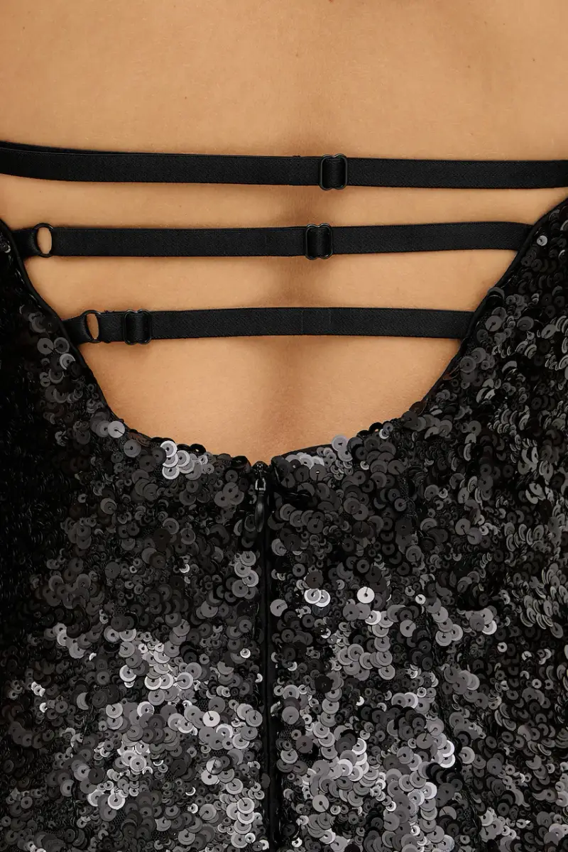 vestito colore nero 105527 A2Q4 miniatura 5