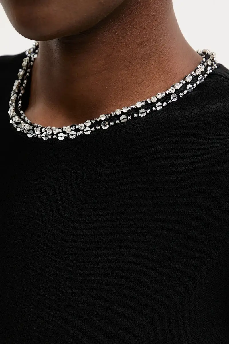 vestito colore nero 105583 A2Q2 miniatura 5