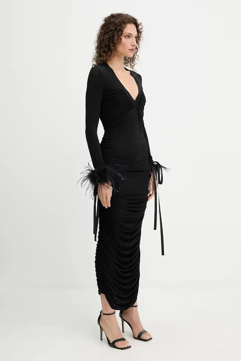 vestito colore nero 105780 A2GS miniatura 2