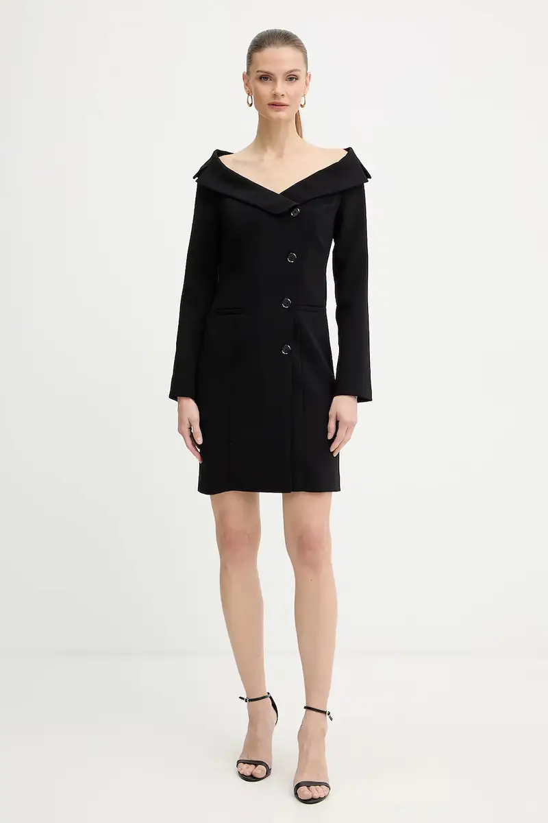 vestito colore nero 106139 A304 miniatura 2