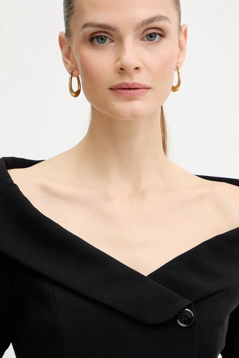 vestito colore nero 106139 A304 miniatura 4