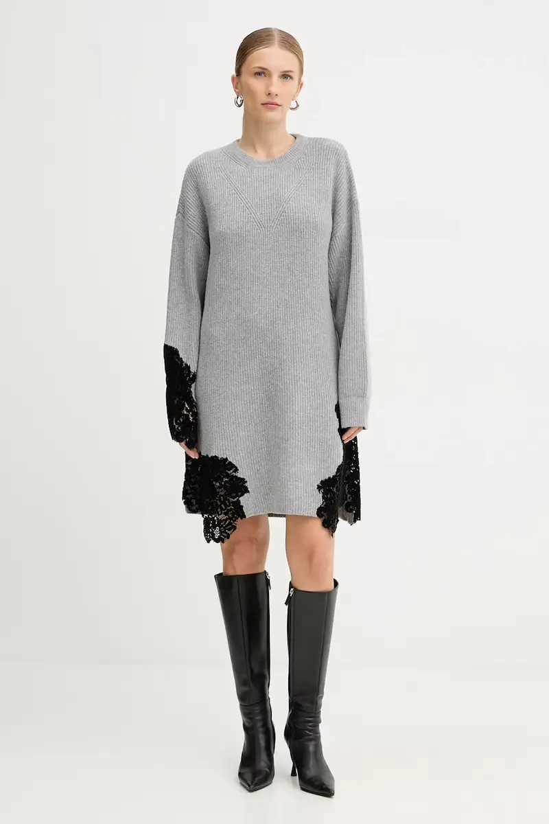 vestito con lana colore grigio 105504 A2R1