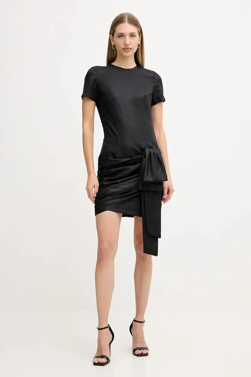 vestito con lana colore nero 106143 A305