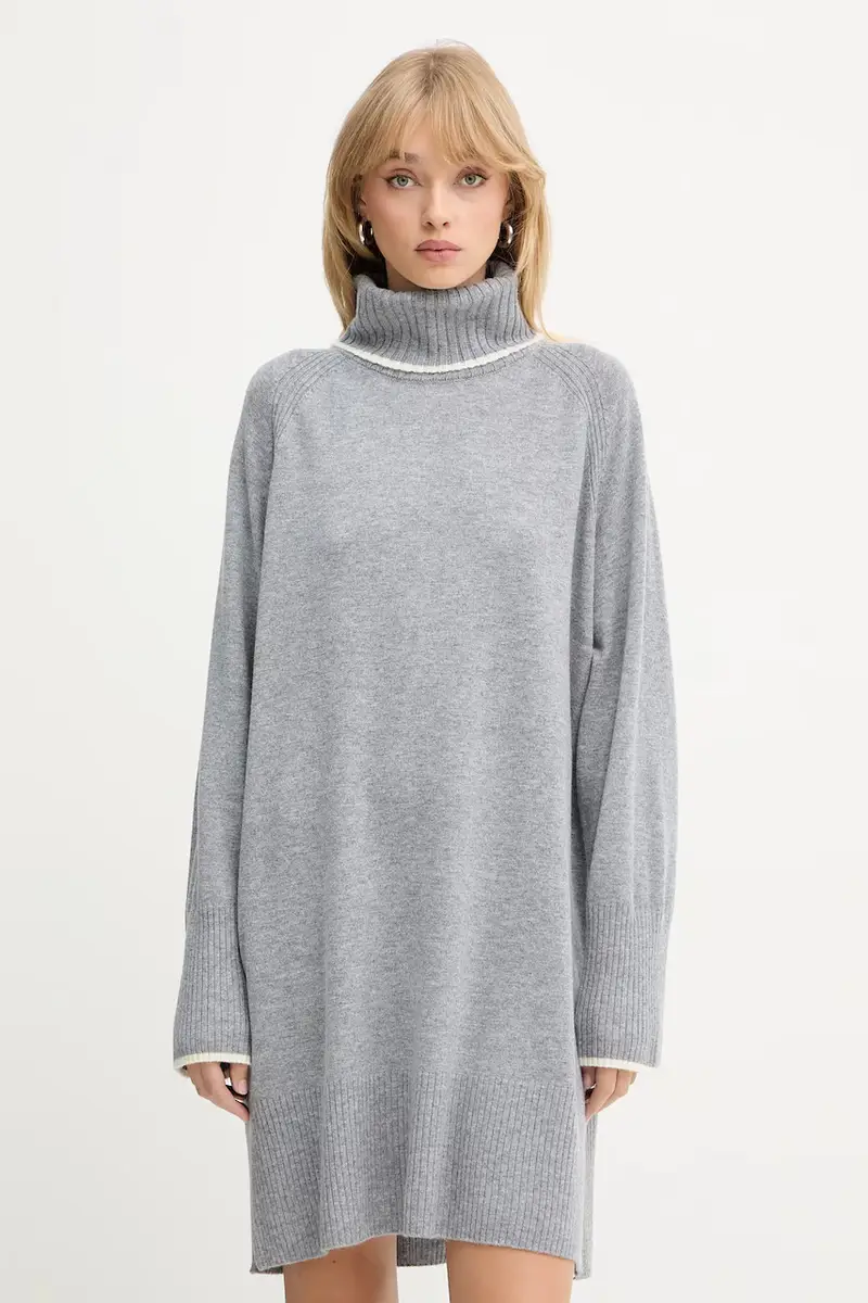 vestito in lana colore grigio 105449 A2Q9