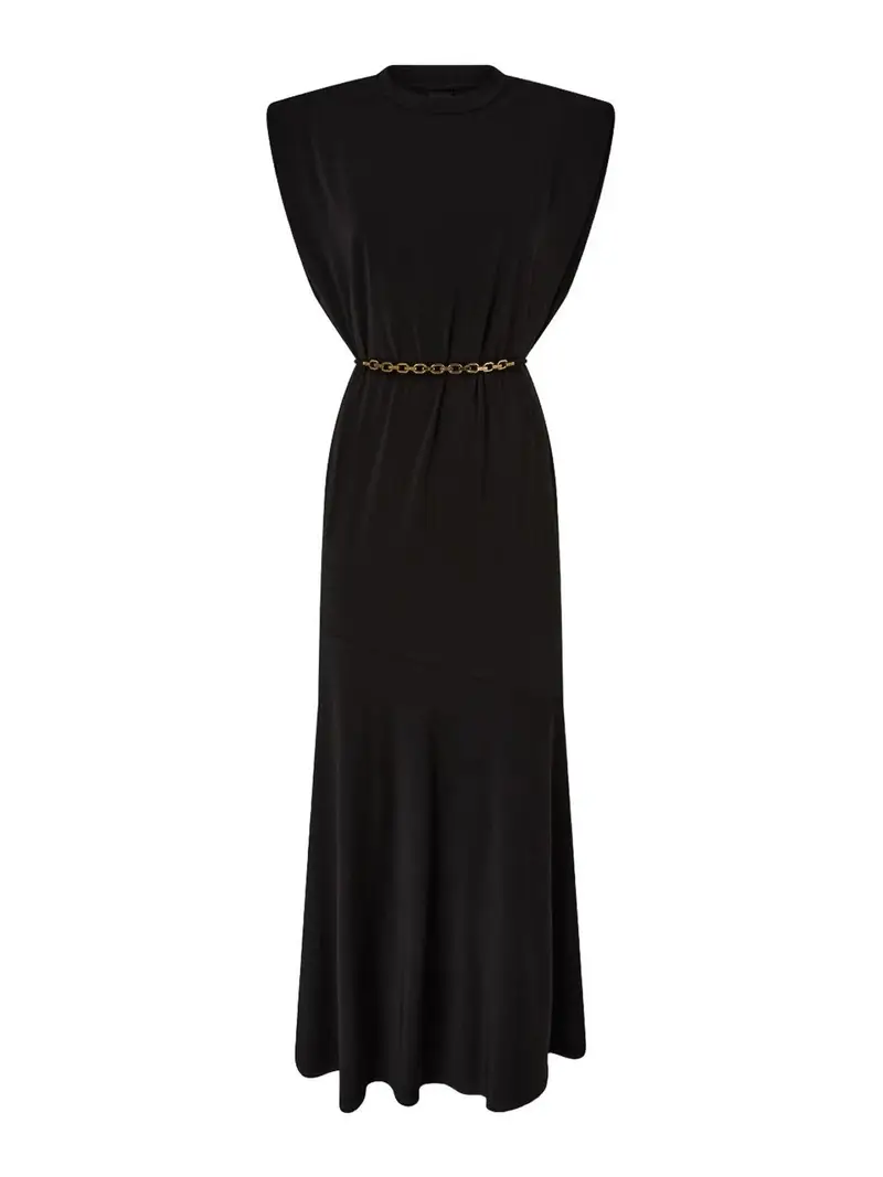 Vestito lungo Alexiana di colore nero