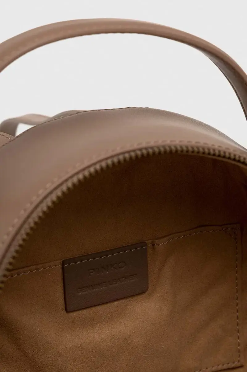 zaino in pelle Answear Exclusive donna Marrone miniatura 5