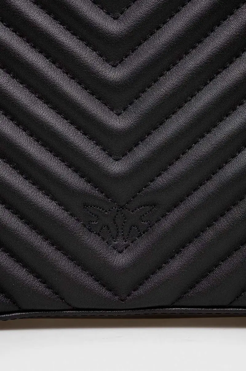 zaino in pelle donna colore nero con applicazione miniatura 5