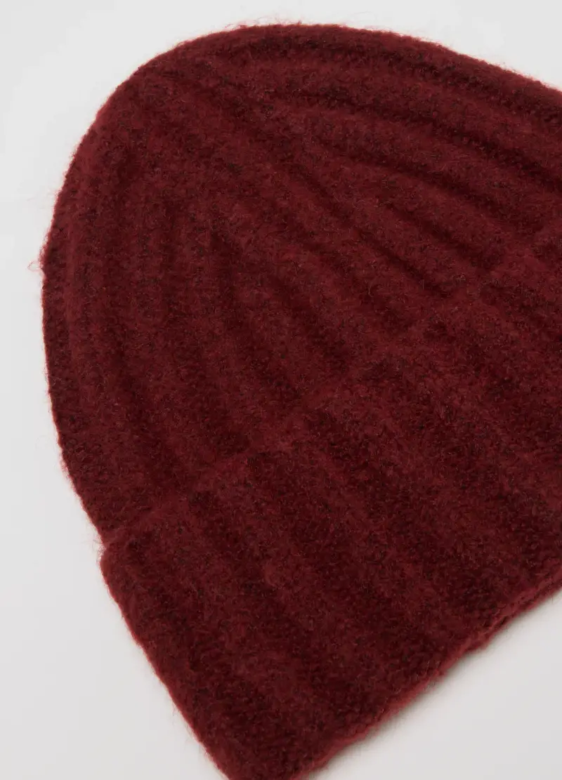 Berretto Rosso In Tessuto Elasticizzato, Uomo, Rosso miniatura 2