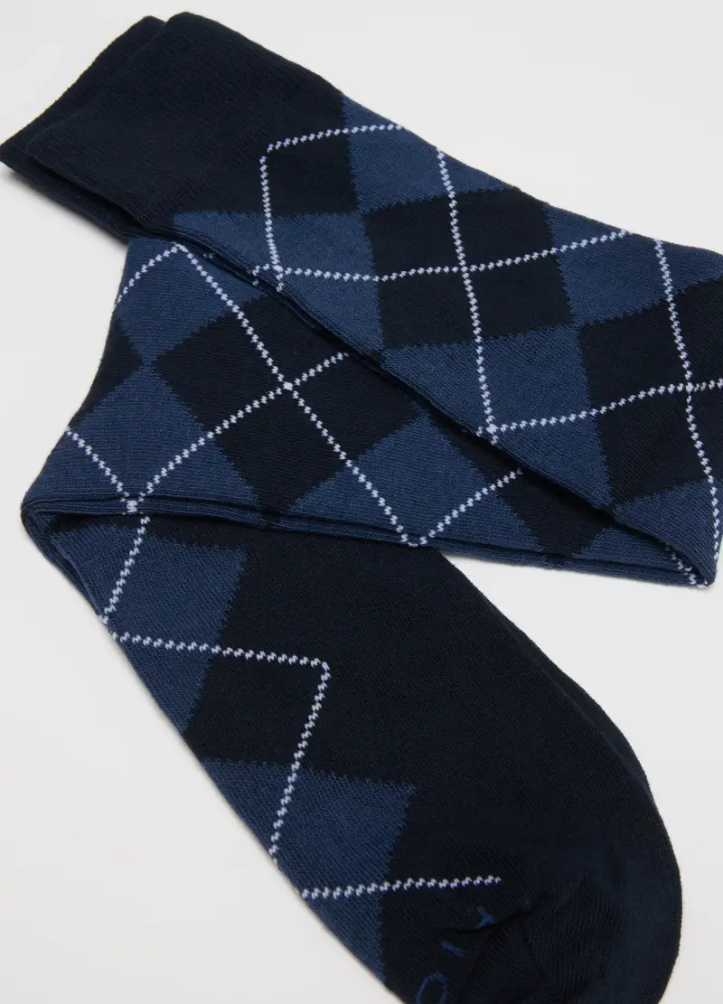 PIOMBO Calze Uomo Blu 3048561 miniatura 2