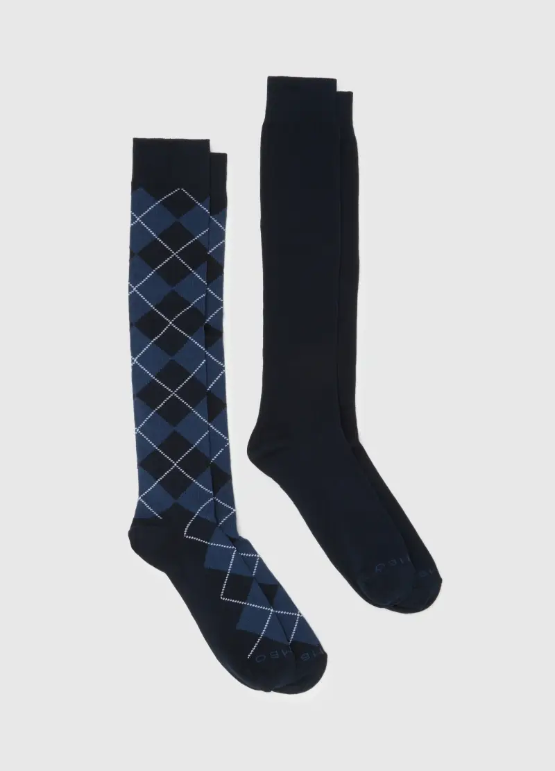 PIOMBO Calze Uomo Blu 3048561