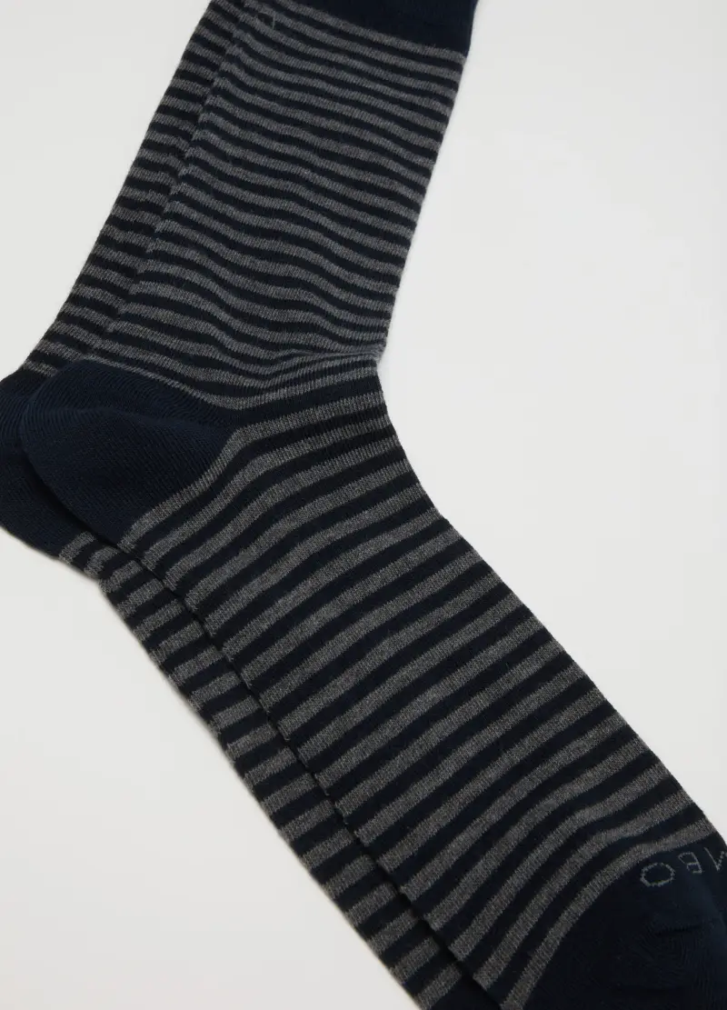 PIOMBO Calze Uomo Blu 3048538 miniatura 2