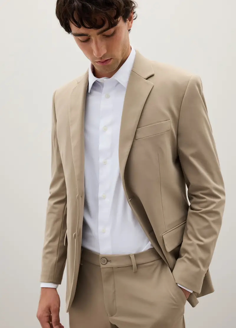 PIOMBO Blazer Uomo Beige 2345010