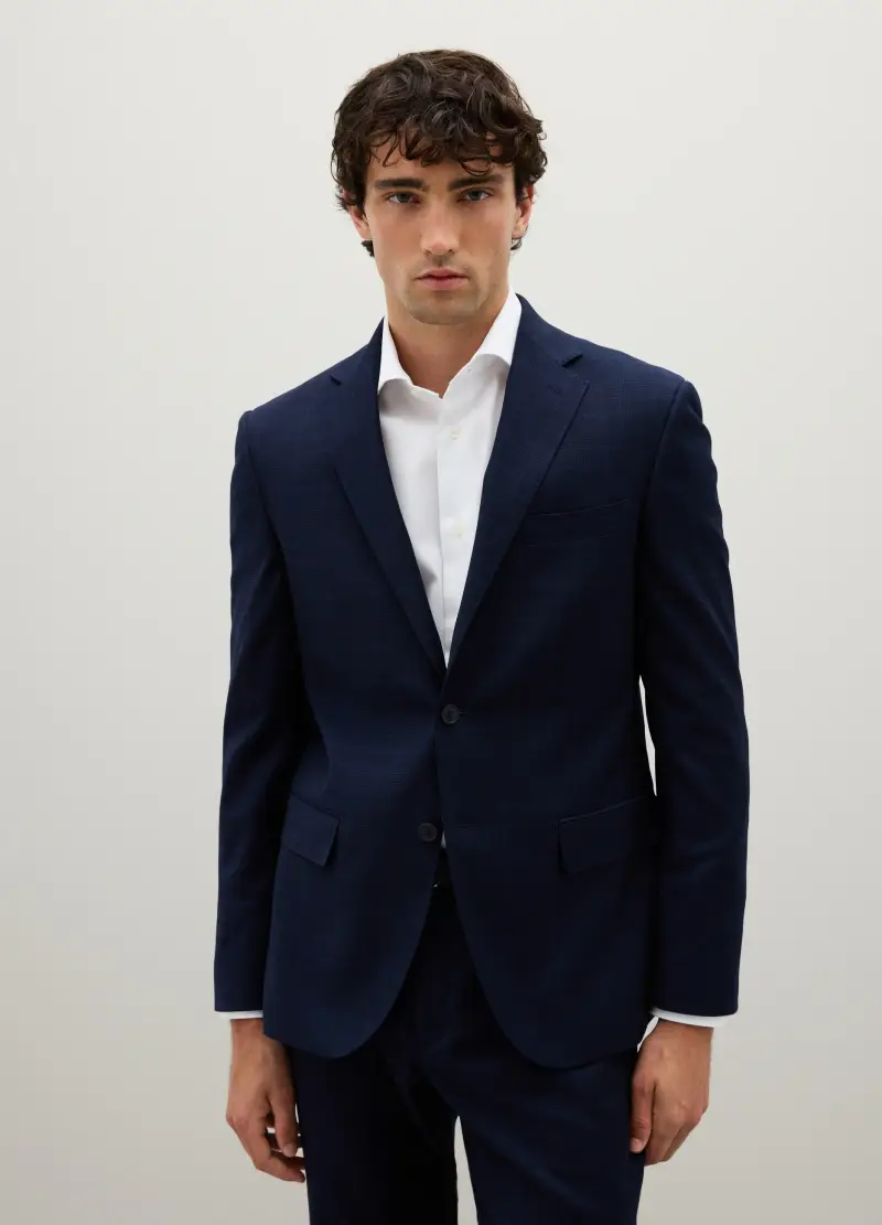 PIOMBO Blazer Uomo Blu 2616006 miniatura 3