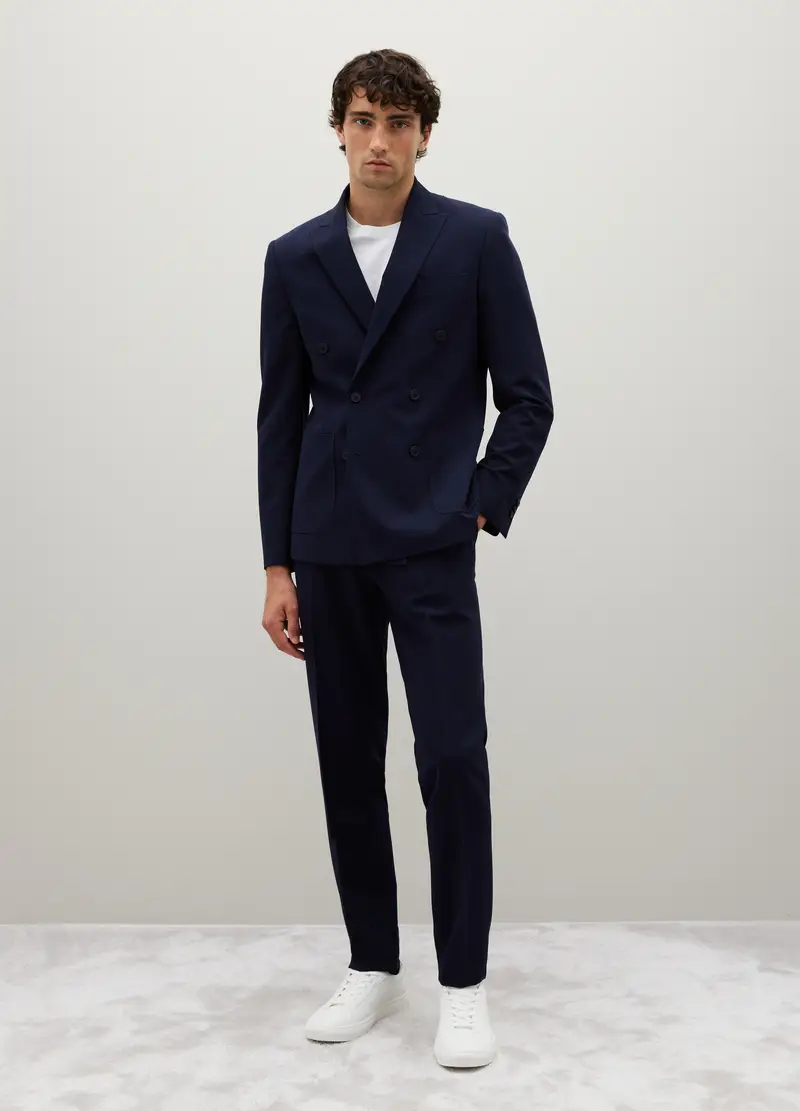 PIOMBO Blazer Uomo Blu 1994769