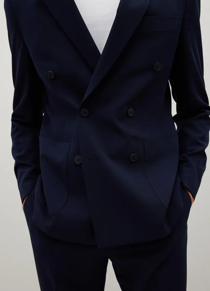 PIOMBO Blazer Uomo Blu 1994769 miniatura 2