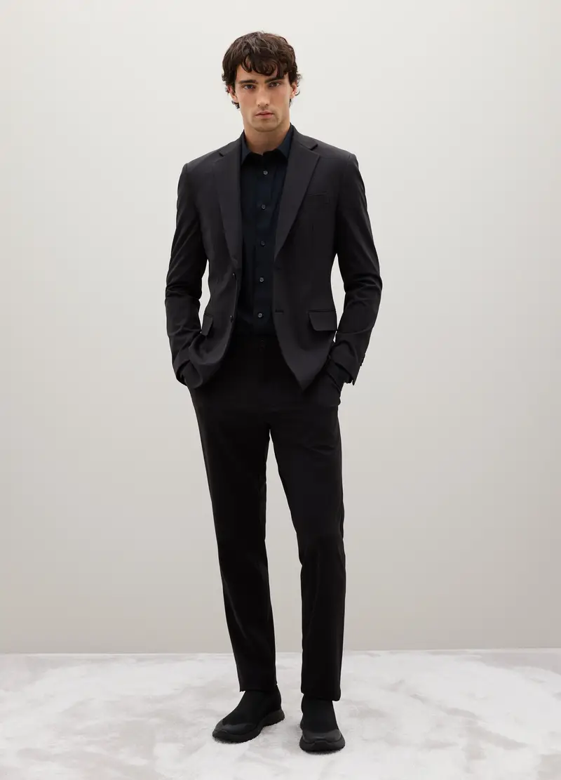 PIOMBO Blazer Uomo Nero 1526582 miniatura 2