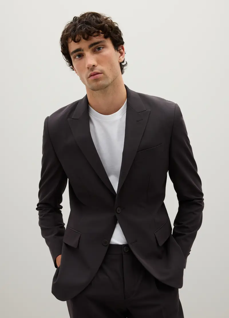 PIOMBO Blazer Uomo Marrone 4152923 miniatura 2